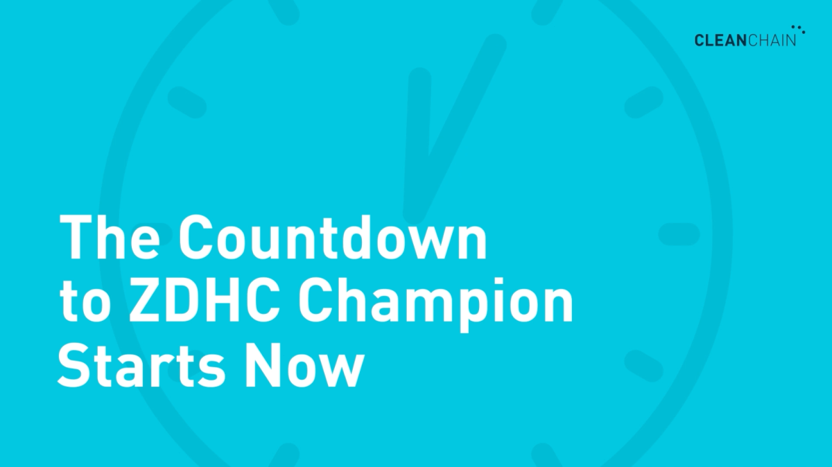 CleanChain Countdown ZDHC Champion Image Banner